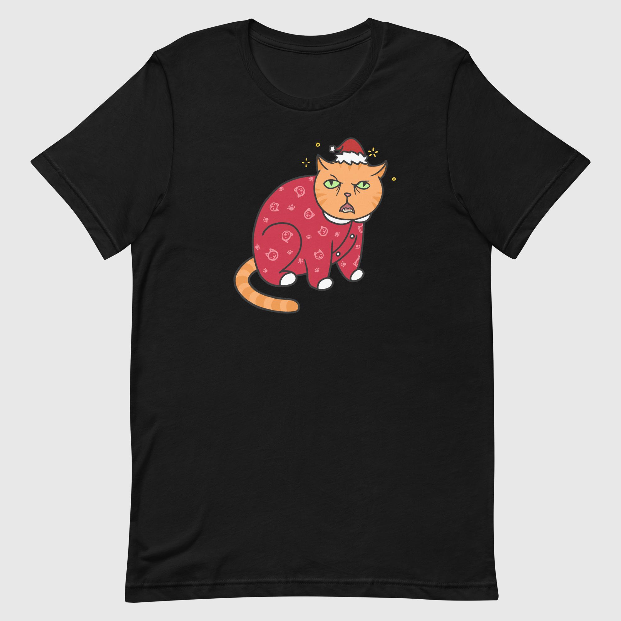 Santa Claws Grumpy Cat Christmas Tee - Image 6