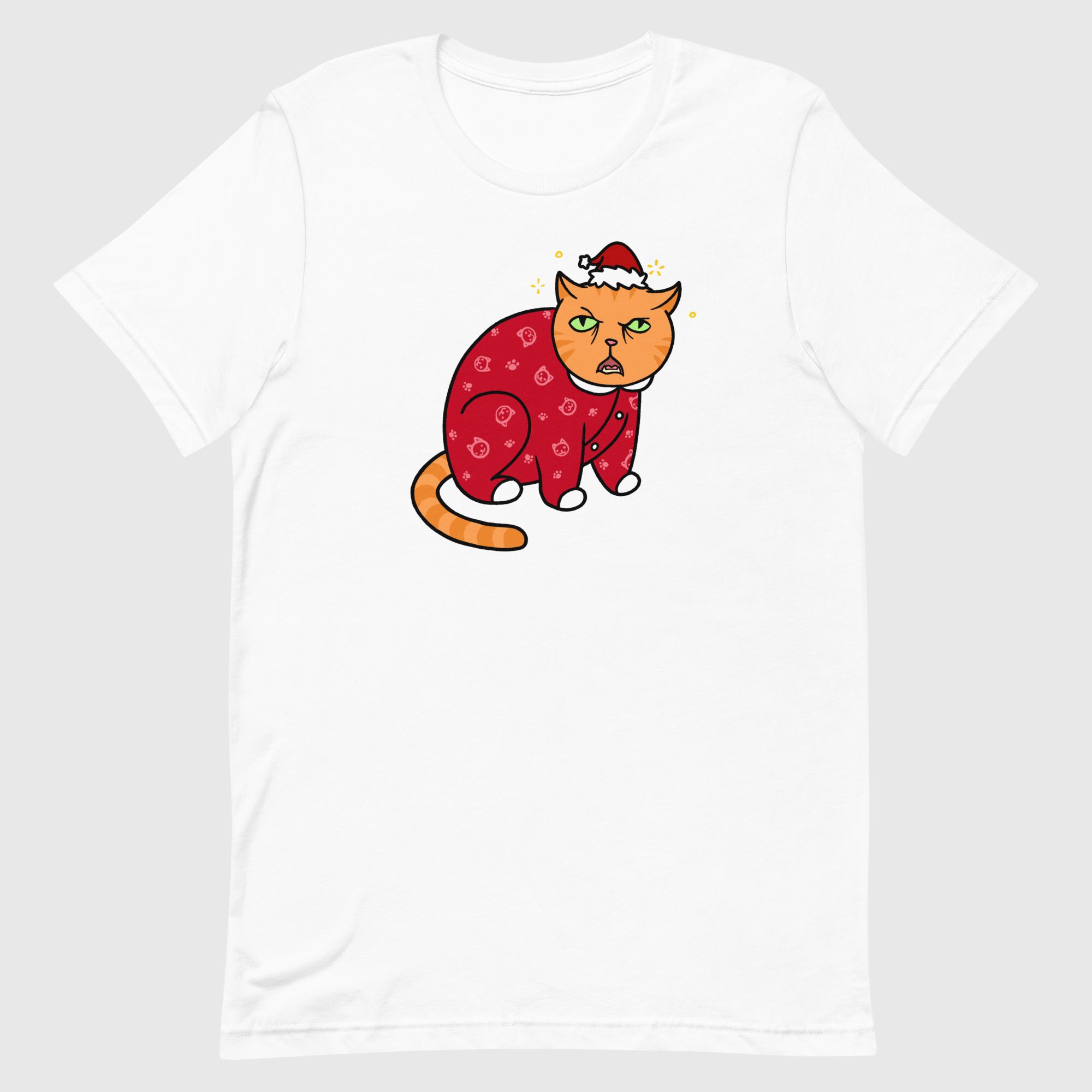 Santa Claws Grumpy Cat Christmas Tee - Image 3