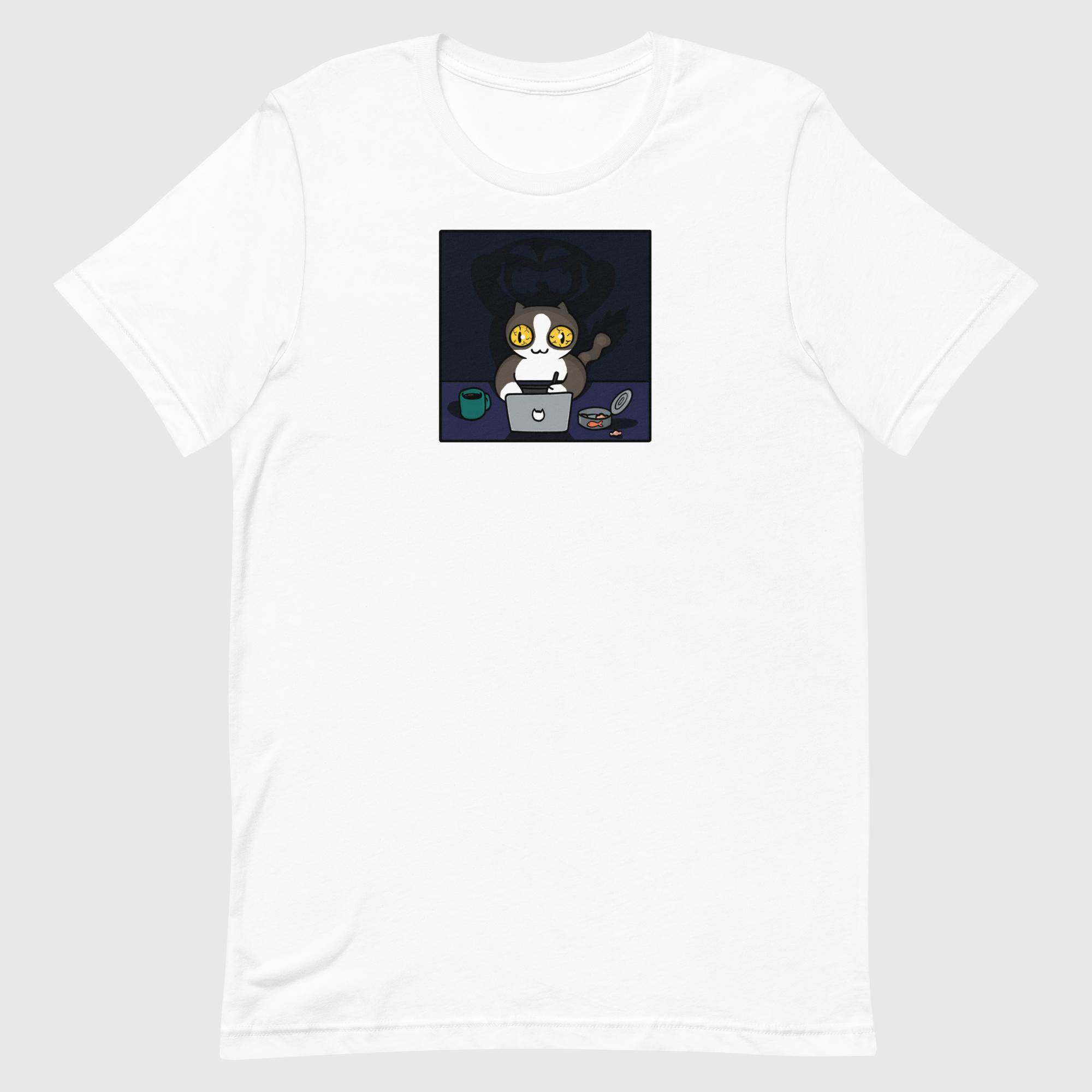 Late-Night Artist Cat Tee